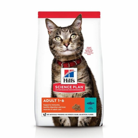 Pisici - Hill's SP Feline Adult Tuna, 10 kg
