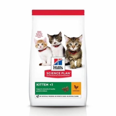 Pisici - Hill's SP Feline Kitten Chicken, 300 g