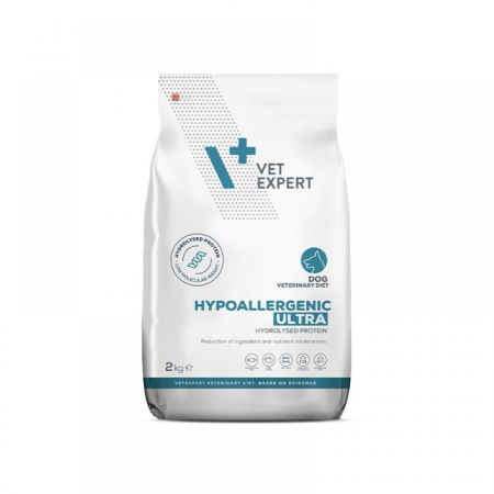 Diete Veterinare - Hrana uscata, dieta veterinara, pentru caini adulti, HYPOALLERGENIC ULTRA, Vet Expert, 2 kg