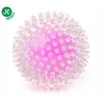 Caini - Jucarie Minge cu tepi ROZ NEW - TPR 9 cm