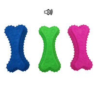 Caini - Jucarie TPR Os 12x5.5x3 cm PETRO