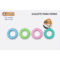 Caini - Jucarie TPR roata dintata 8x1.2 cm YM7665