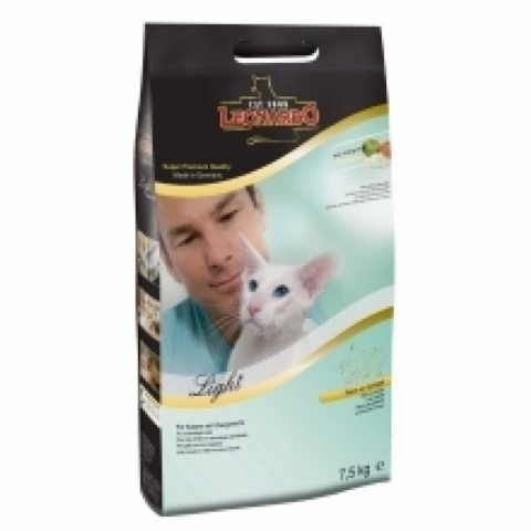 Pisici - Leonardo Cat Adult Light Pasare, 7.5 kg