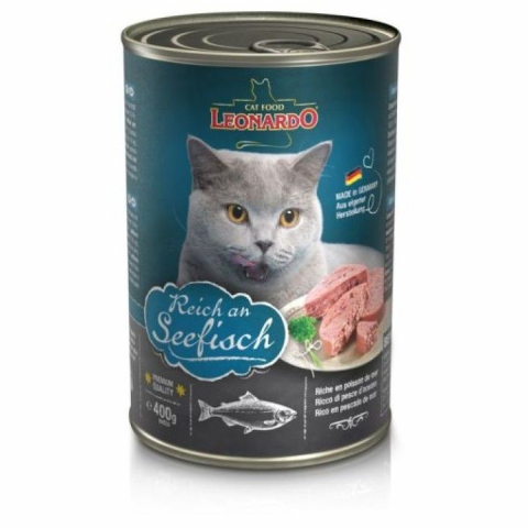 Pisici - Leonardo Cat Cons Peste Oceanic, 400 g