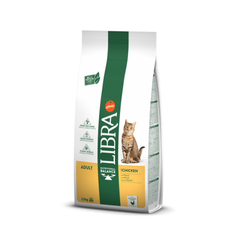 Pisici - Libra Cat Adult Chicken, 12 kg