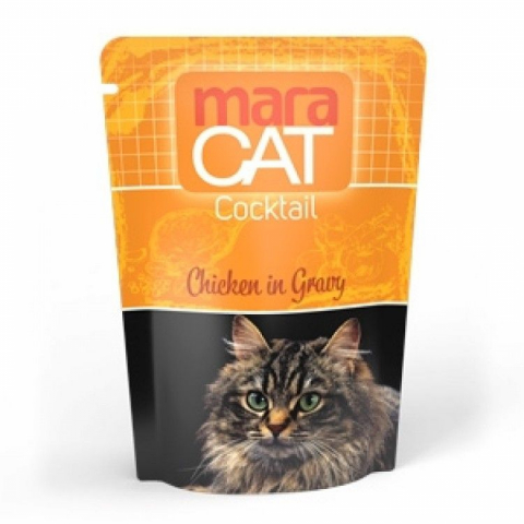 Pisici - Maracat Cocktail Chicken in Gravy, 100 g