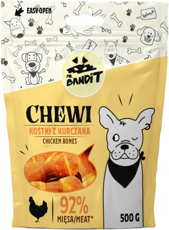 Caini - Mr. Bandit CHEWI chicken bones 500g