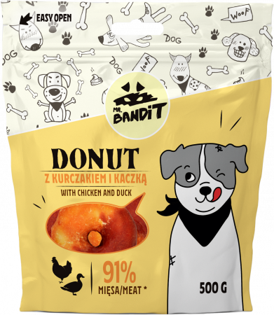 Caini - Mr. Bandit Donut whith chicken and dick 500g