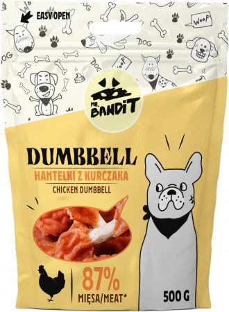 Caini - Mr. Bandit DUMBBELL chicken 500g