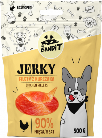 Caini - Mr. Bandit JERKY  chicken fillets 500g