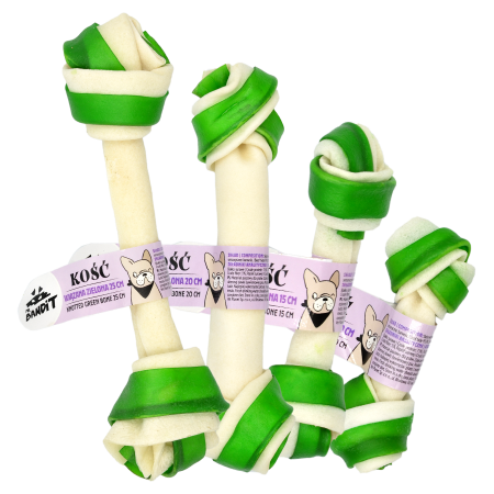 Recompense, Biscuiti & Snacks - Mr. Bandit Knotted Bone green 15cm