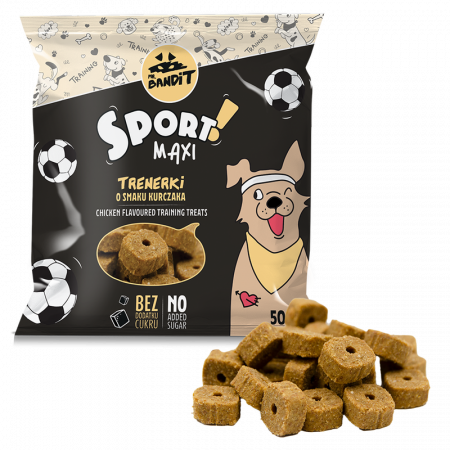 Recompense, Biscuiti & Snacks - Mr. Bandit SPORT MAXI Training treats aroma PUI- 500g