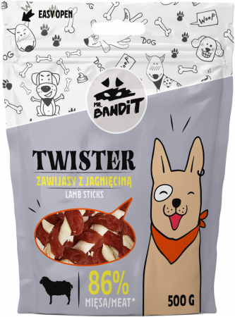 Caini - Mr. Bandit TWISTER with lamb 500g