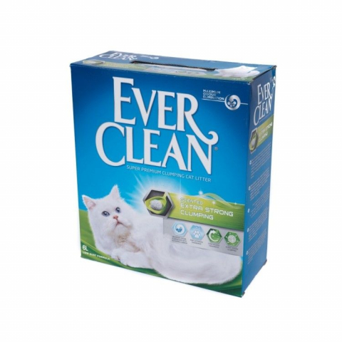 Pisici - Nisip Litiera Ever Clean Extra Strong Clumping, 6 l