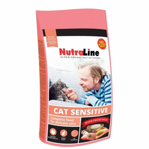 Pisici - Nutraline Cat Sensitive, 1.5 kg