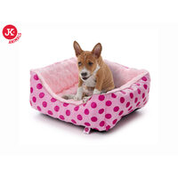 Caini - Pat catel PUPPY "S" 45X40X16 cm Roz