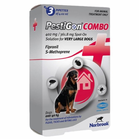 Caini - PestiGon Combo Dog XL ( > 40 kg), 3 pipete
