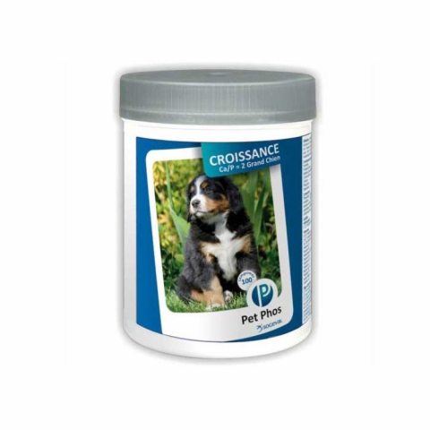 Caini - Pet Phos Croissance Special Grand Chien, 100 tablete