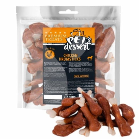 Caini - Pet's Dessert Chicken Drumsticks, 500 g