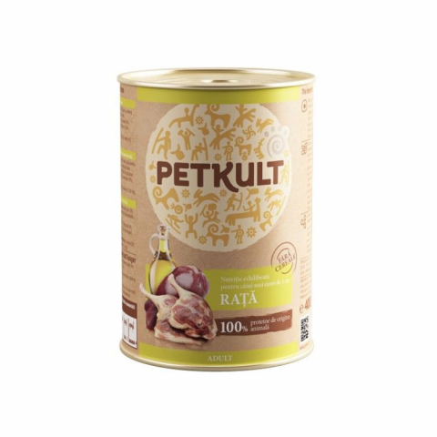 Caini - Petkult Dog Adult Rata, 400 g