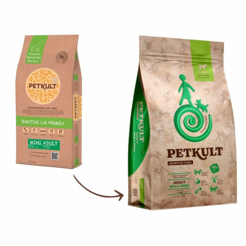 Caini - Petkult Dog Sensitive Care Adult Small Breed, 12 kg