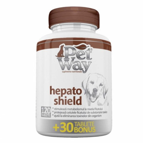 Caini - PetWay Hepato Shield, 120 tablete