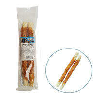 Caini - Piele de bovina cu carne de pui 2buc x 25.5cm