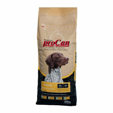 Caini - Procan Alta Energia, hrana uscata completa, 20 kg