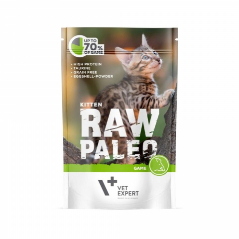 Pisici - Raw Paleo Kitten, Vanat, 100 g
