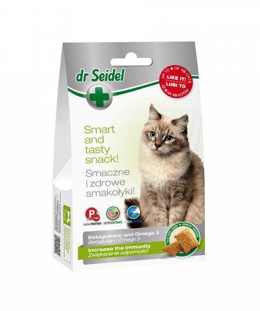 Pisici - Recompense pentru cresterea imunitatii, pisici, Dr. Seidel, 50g
