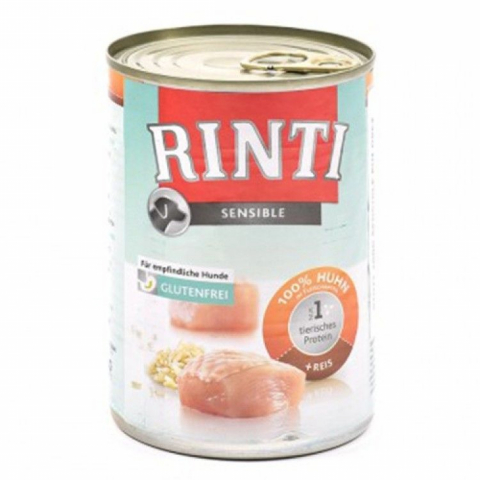 Caini - Rinti Sensible Pui si Orez, 400 g