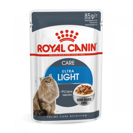 Royal Canin Light Weight Care Adult, plic hrană umedă pisici, managementul greutății, (în sos), 12 x 85G [1]
