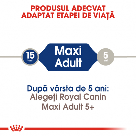 Royal Canin Maxi Adult, hrană uscată câini, 15 kg [1]