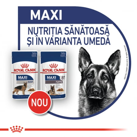 Royal Canin Maxi Adult, bax hrană umedă câini, (în sos),10 x 140 g [5]