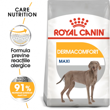 Royal Canin Maxi Dermacomfort, hrană uscată câini, prevenirea iritațiilor pielii, 3KG [0]