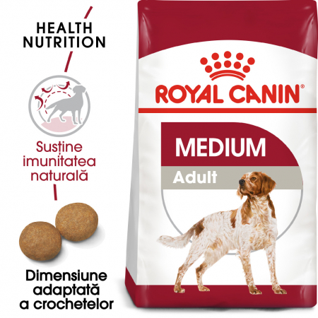 Mancare uscata caine - Royal Canin Medium Adult, hrană uscată câini,  4 kg