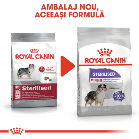 Royal Canin Medium Sterilised Adult, hrană uscată câini sterilizați, 10KG [1]
