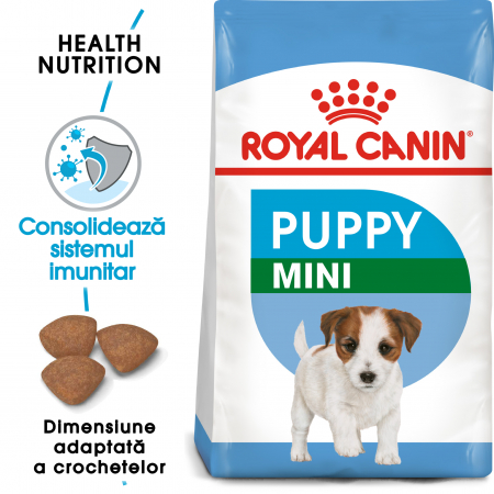 Mancare uscata caine - Royal Canin Mini Puppy, hrană uscată câini junior, 2 kg