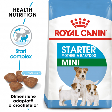 Mancare uscata caine - Royal Canin Mini Starter Mother & BabyDog, mama și puiul, hrană uscată câini 1 kg