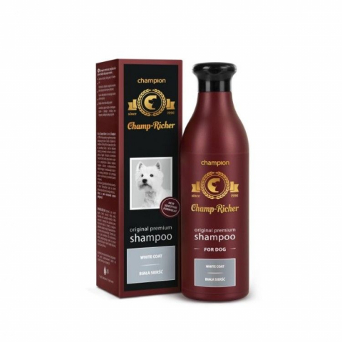 Caini - Sampon Champ Richer Caini Blana Alba, 250 ml