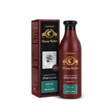Sampoane - Sampon CHAMP RICHER pentru CAINI cu BLANA PUFOASA, 250 ml