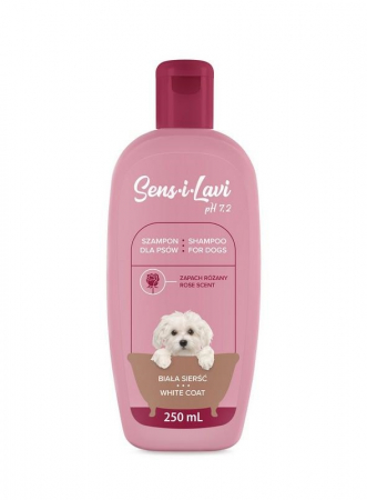 Caini - Sampon pentru caini cu blana alba, SENS-I-LAVI, 250 ml