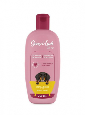 Caini - Sampon pentru caini cu blana scurta, SENS-I-LAVI, 250 ml