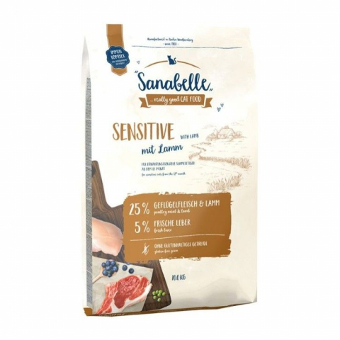 Pisici - Sanabelle Sensitive cu miel, 10 kg