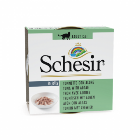 Pisici - Schesir Cat Tuna with Algae in Jelly, conserva, 85 g