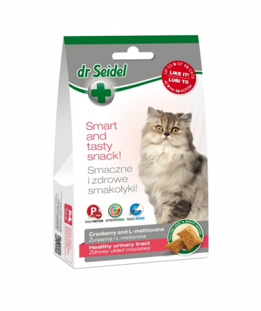 Pisici - Snack pentru santatea tractului urinar, Dr. Seidel,  pentru pisici, 50 g