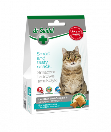 Pisici - Snack pentru seniori, Dr. Seidel, pentru pisici, 50 g
