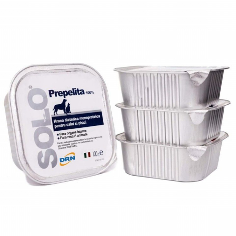 Pisici - Solo, conserva 100% Prepelita, 100 g