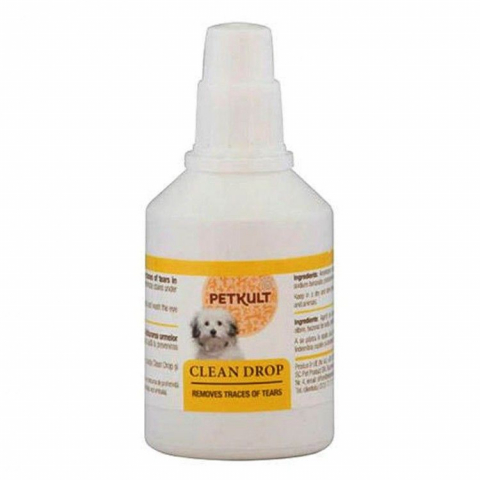 Pisici - Solutie Curatare Oculara Petkult Clean Drop, 40 ml