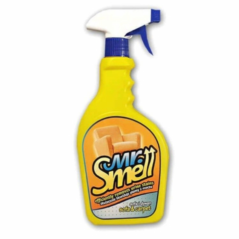 Pisici - Solutie Curatare Pete Animale, Mr. Smell, Covor si Canapea, 500 ml